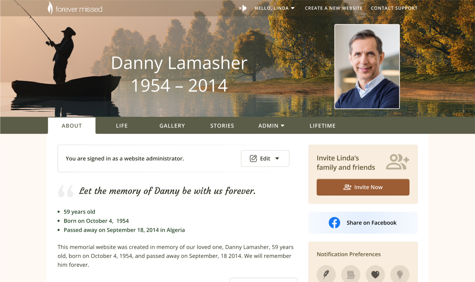 autumn memorial theme