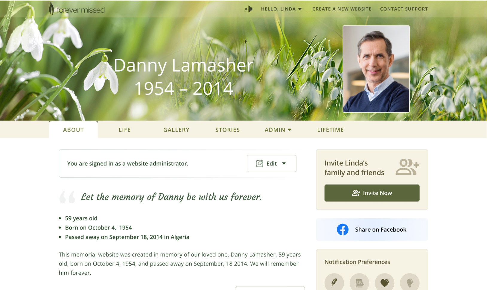 spring memorial theme
