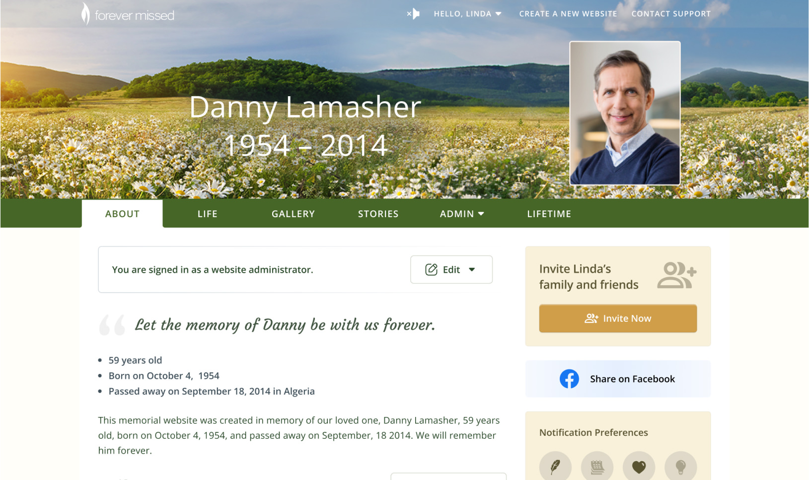 summer memorial theme